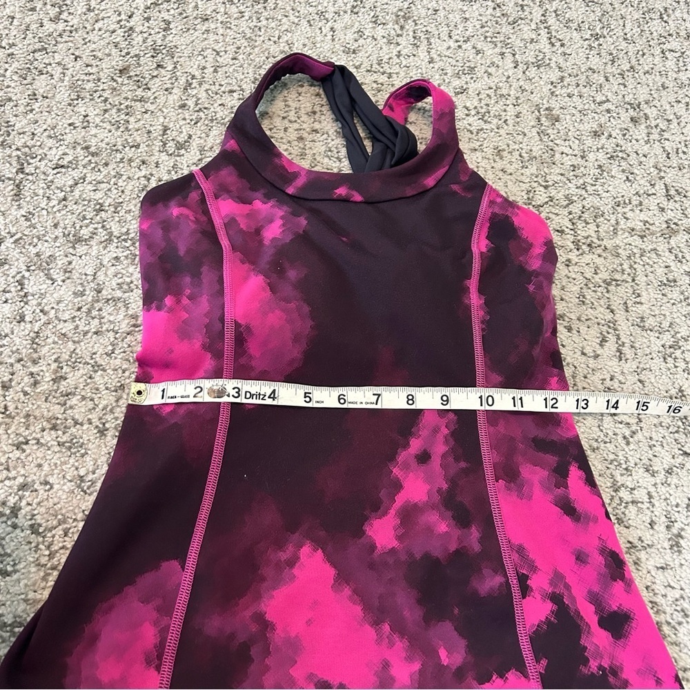 Lululemon Blooming Pixie Raspberry Black & Black … - image 11